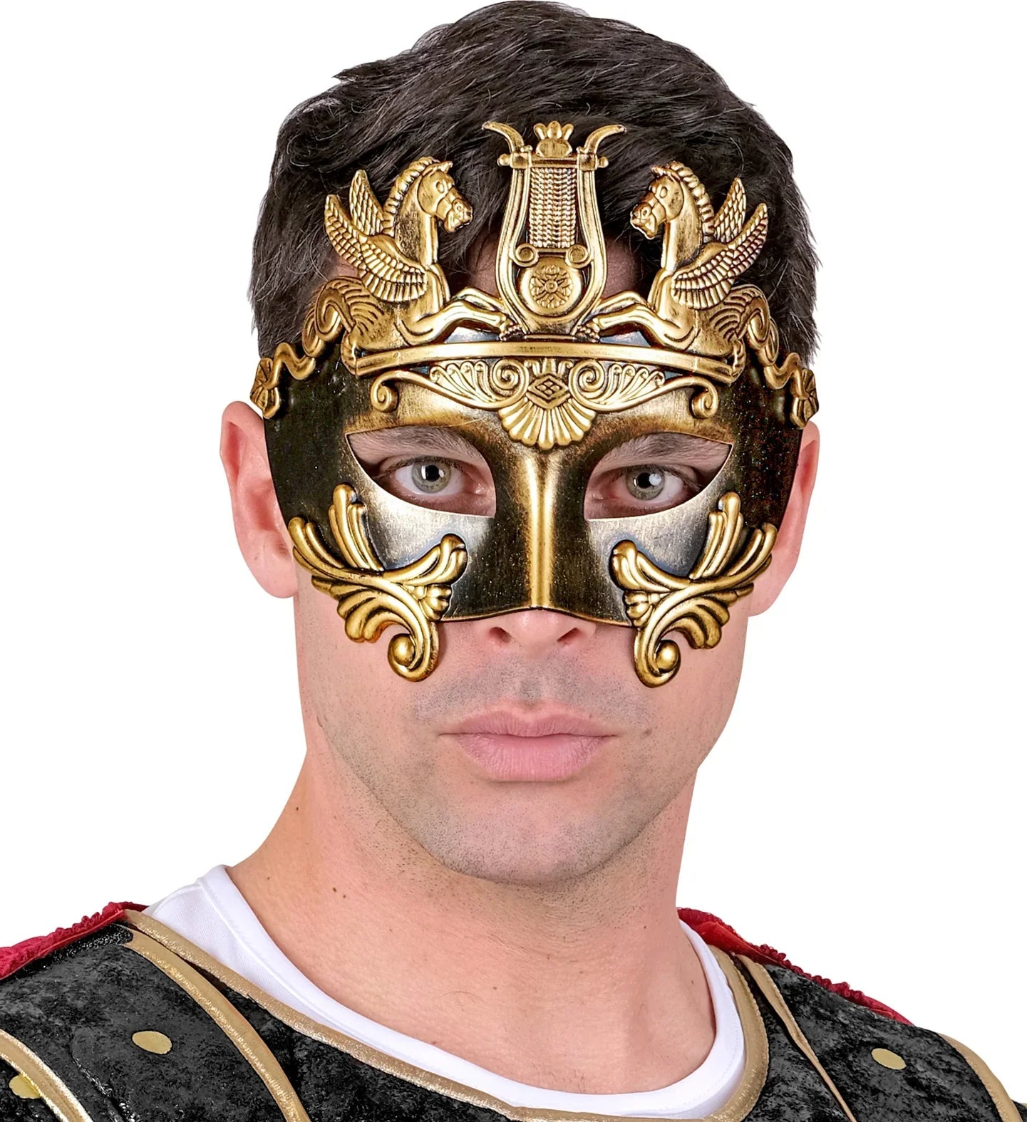 Antifaz Griego o Romano Dorado Complementos Romanos y Griegos Widmann
