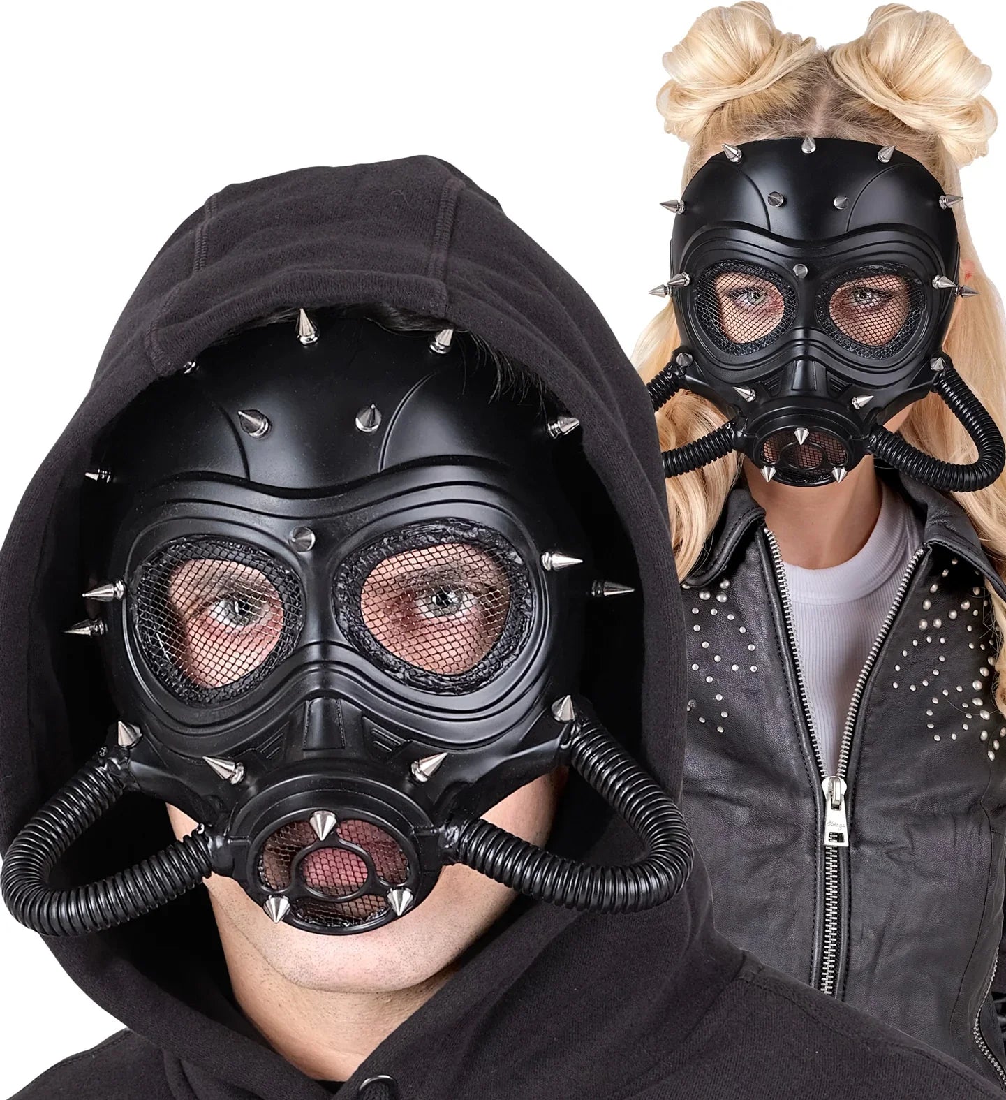 Máscara de Gas Steampunk Negra con Pinchos Steampunk Widmann