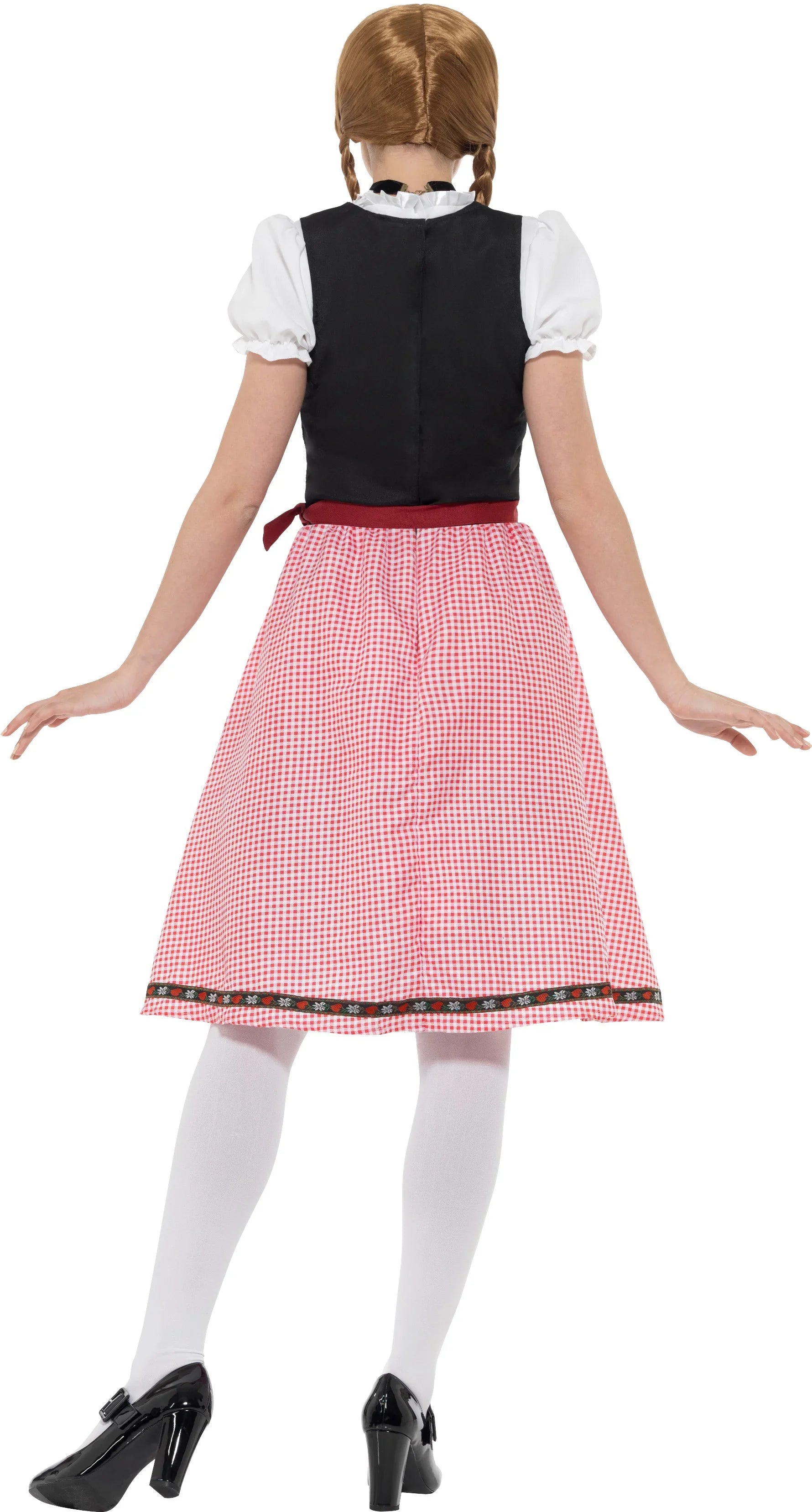 Disfraz de Bávara Elegante Largo para Mujer Tiroleses Oktoberfest Smiffys
