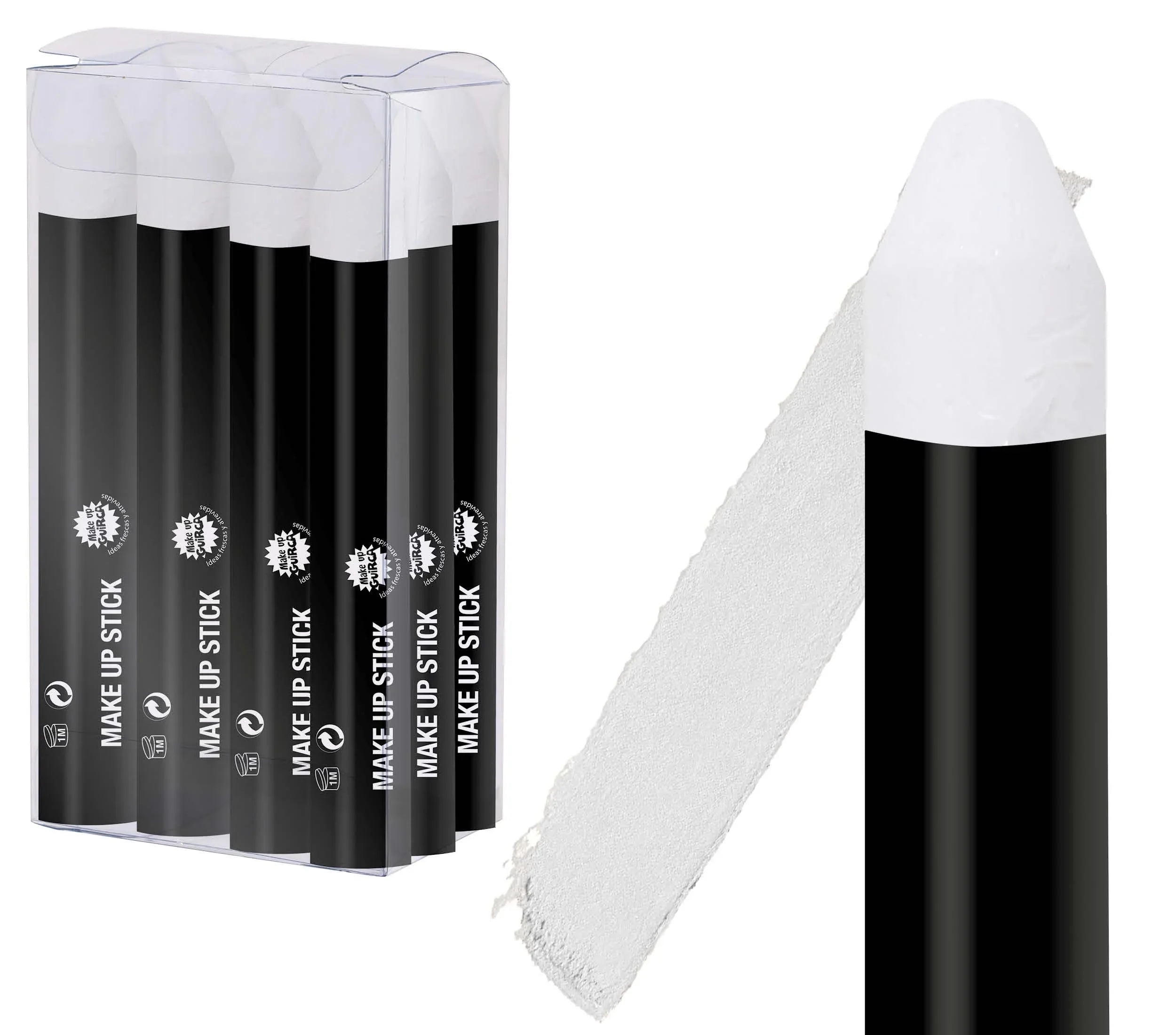 Pintura en Barra para Maquillaje en Colores Maquillajes y Pinturas Guirca Blanco