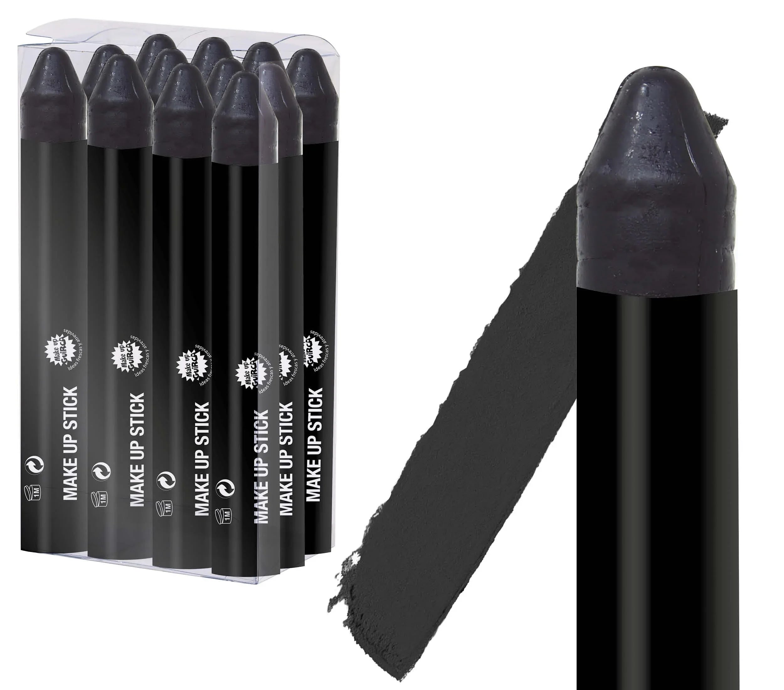 Pintura en Barra para Maquillaje en Colores Maquillajes y Pinturas Guirca Negro