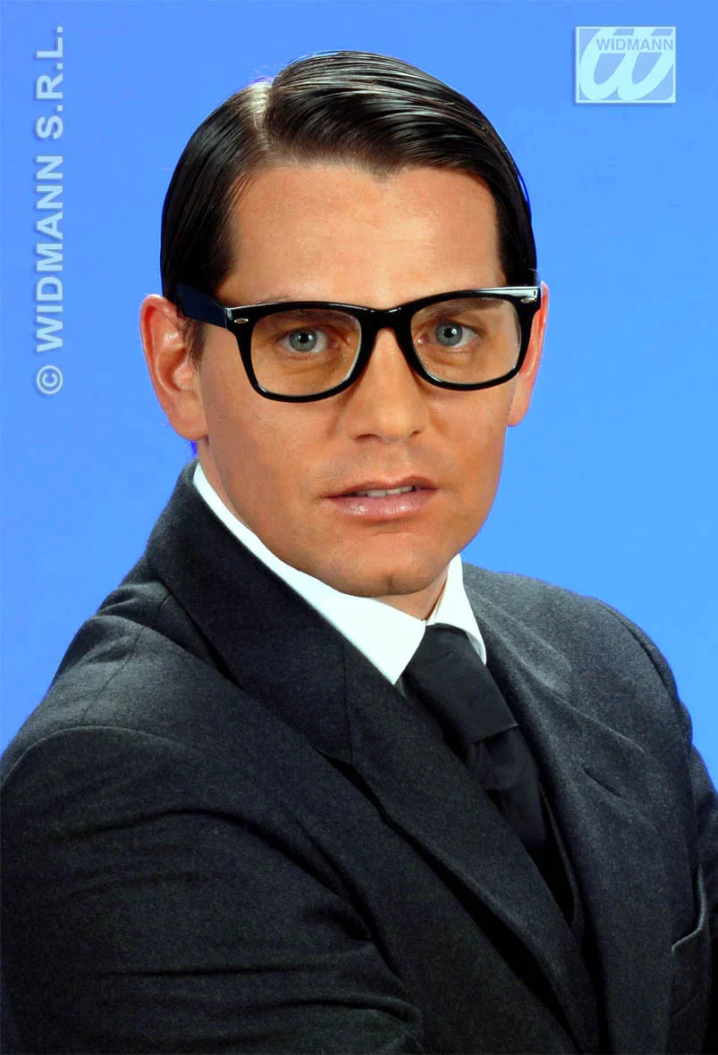 Gafas de pasta negra con cristal transparente Gafas Widmann