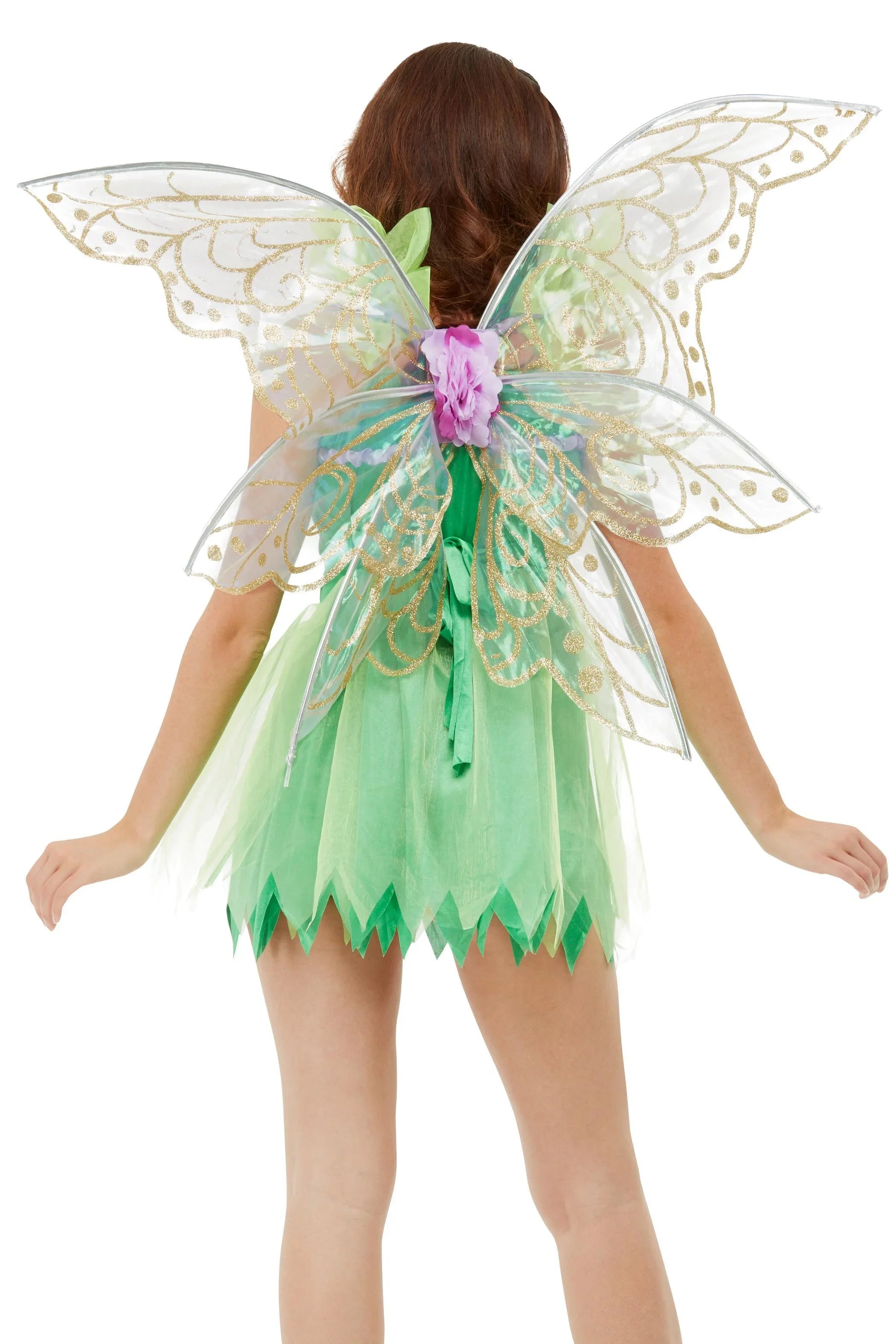 Alas de Hada Grandes con Flor Violeta Complementos Hadas, Duendes y Elfos Smiffys