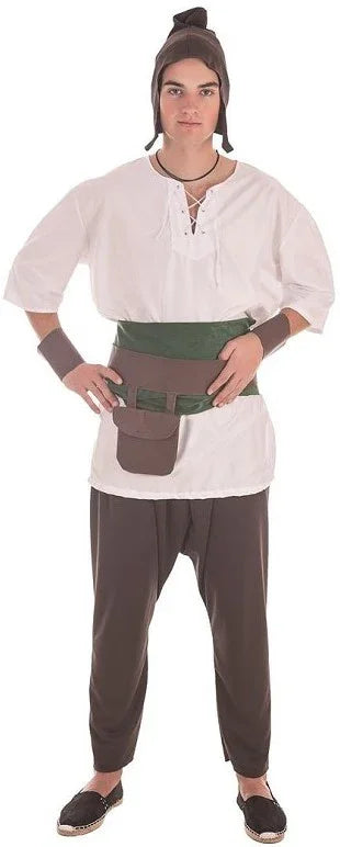 Disfraz de Tendero Medieval para Hombre Campesinos y Posaderos Medievales Llopis