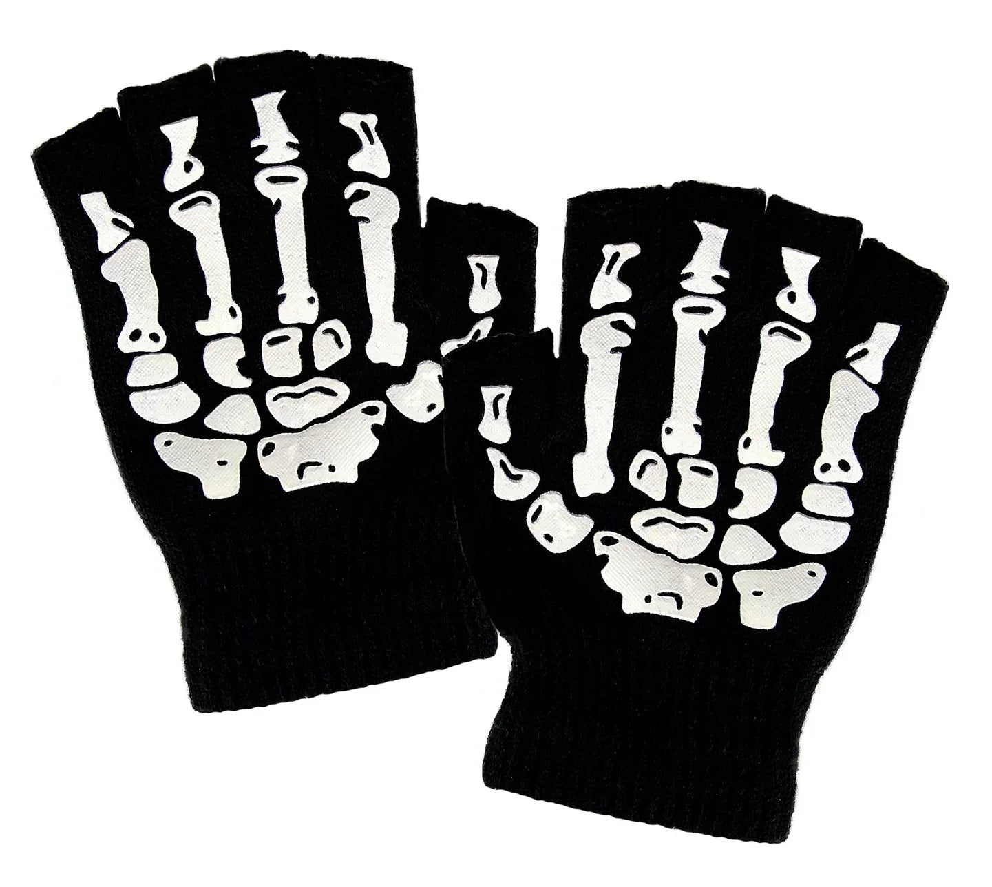 Guantes de Esqueleto sin Dedos Esqueletos Widmann