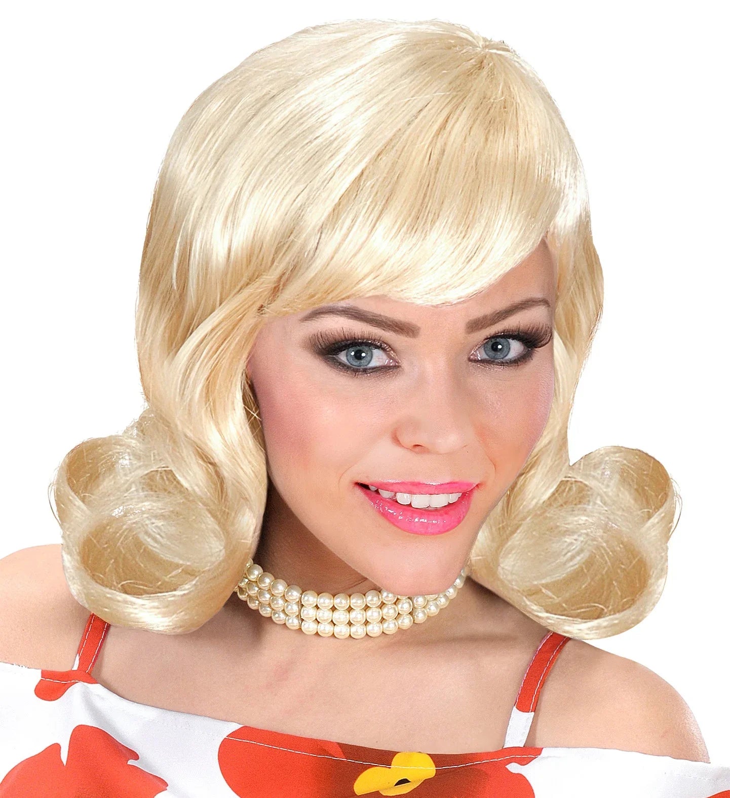 Peluca Rubia Años 50 Lisa de Mujer Pelucas Rubias Widmann