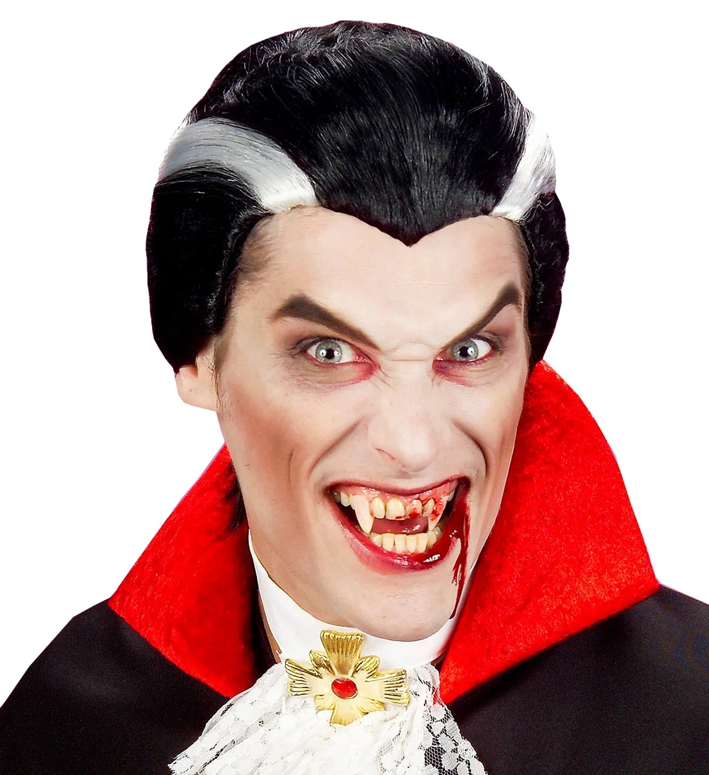 Colmillos de Vampiro con Adhesivo COMPLEMENTOS Widmann
