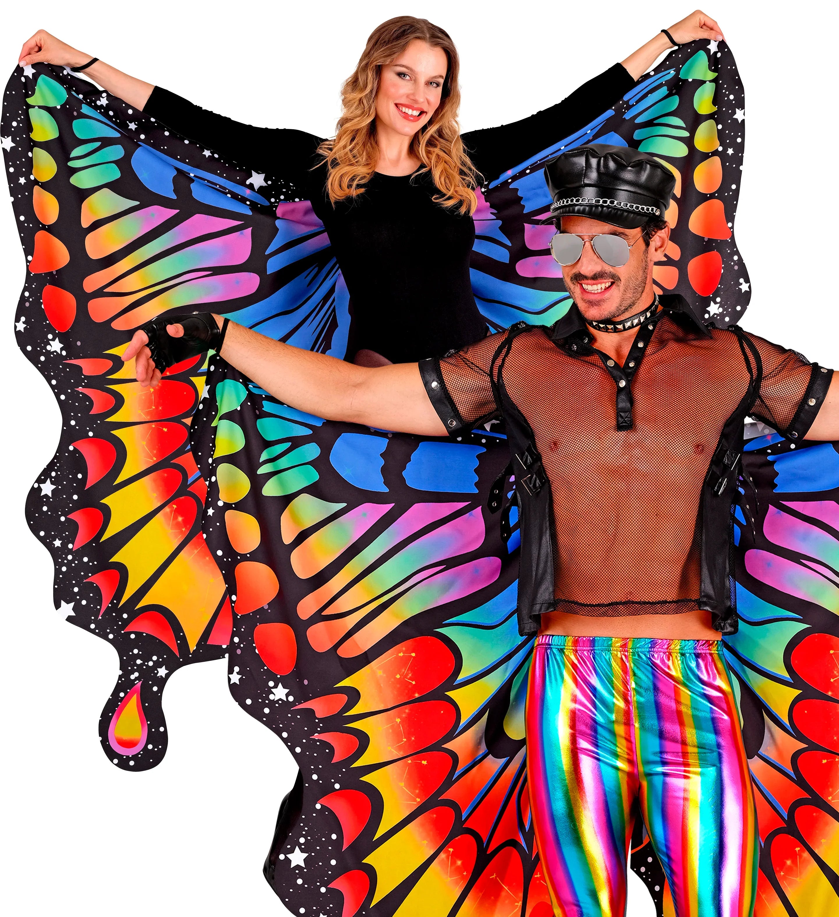 Alas de Mariposa Arcoíris para Adulto Alas Widmann