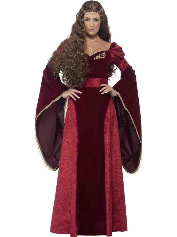 Disfraz Princesa Medieval Lujo Adultos Smiffys
