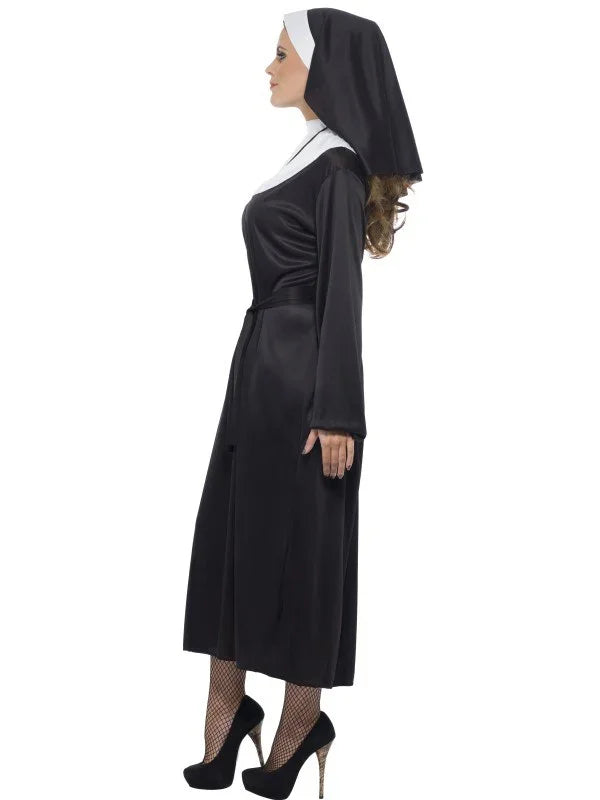 Disfraz de Monja con Cofia para Mujer Monjas Smiffys