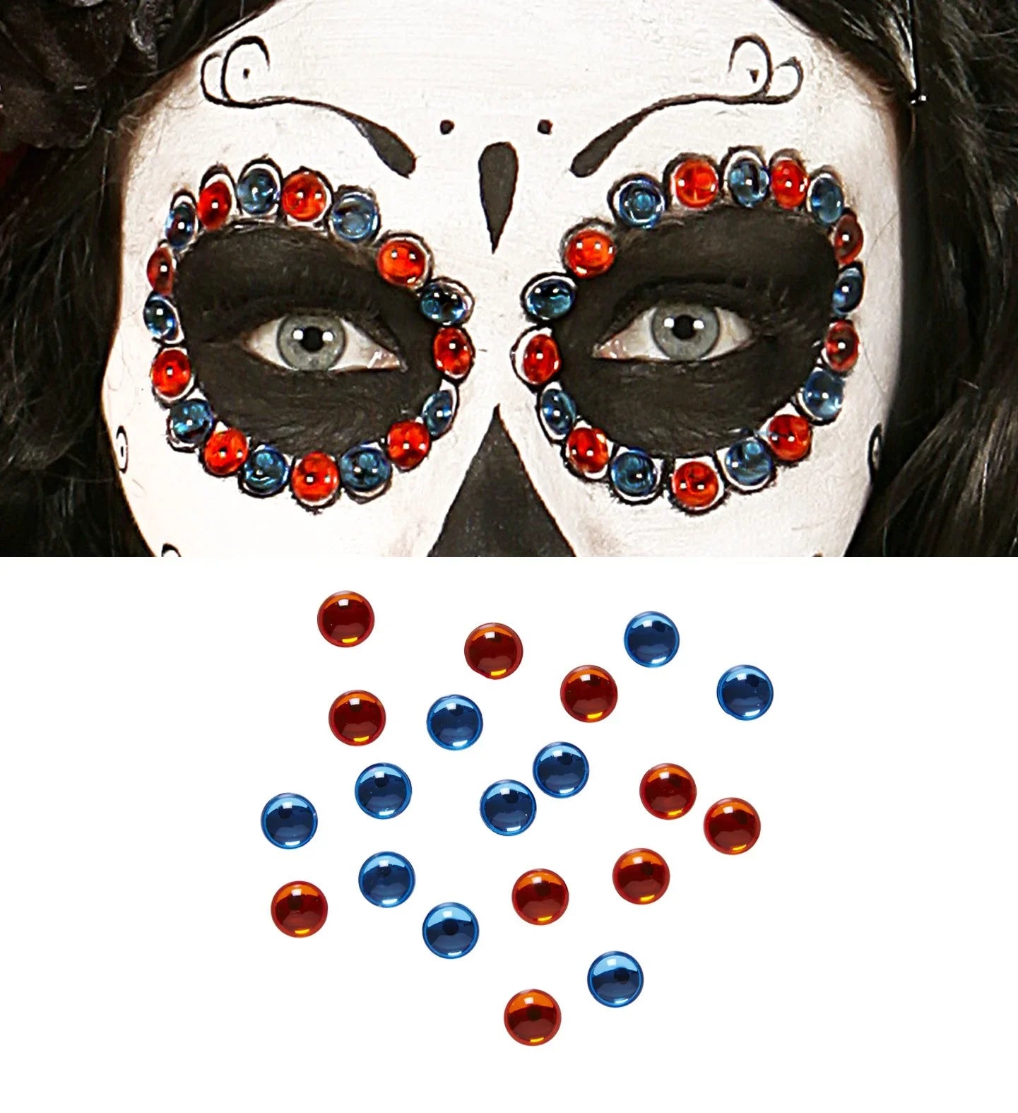 Gemas maquillaje Ambar y Azul Maquillajes y Pinturas Widmann